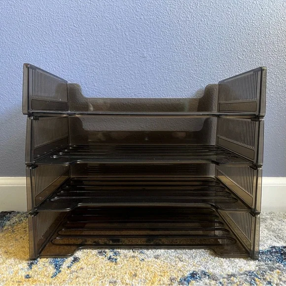 Rubbermaid 2551 Office Paper Stacking Letter Tray - Picture 6 of 13